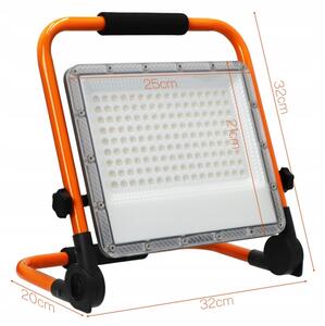 LED Reflektor se stojanem LED/100W/230V 4500K IP65 oranžová