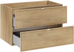 Comad Terra Cremona skříňka 80x46x50 cm pod umyvadlo závěsná dub TERRA CREMONA 82-80-46-2S