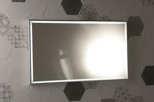 SAPHO - LUMINAR LED podsvícené zrcadlo v rámu 1200x550mm, chrom (NL560)