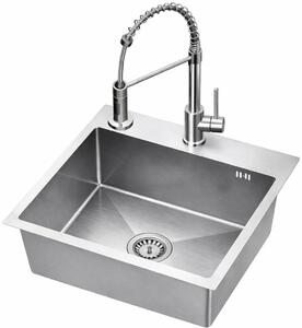 Ruvetti Cooksy Steel Chef dřezy s baterií ocel/ocel LPCSC5045BSSE