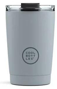 Nerezový termohrnek Cool Bottles pastel grey, 330 ml