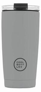 Nerezový termohrnek Cool Bottles pastel grey, 550 ml
