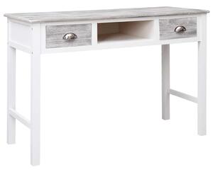 Psací stůl šedý 110 x 45 x 76 cm dřevo 284153