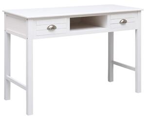 Psací stůl bílý 110 x 45 x 76 cm dřevo 284155