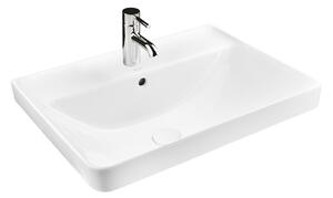 Oltens Kolma umyvadlo 61x47.5 cm obdélníkový zápustný bílá lesk 41708000