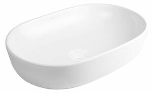 Oltens Hamnes umyvadlo 60x42.5 cm oválné na pult bílá 40315000