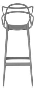 Barová židle MASTERS, v. 75 cm, více barev - Kartell Barva: černá