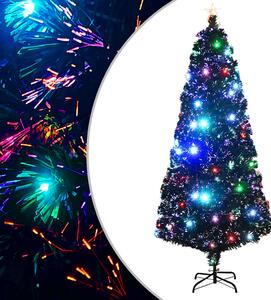 Předem osvětlený vánoční stromek se stojanem a LED 210 cm optické vlákno 284303