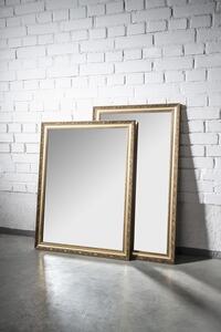 SAPHO - BOHEMIA zrcadlo v dřevěném rámu 589x989mm, zlatá (NL484)