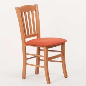 Jídelní židle VENETA – v různých barevných a materiálových variantách lux 10 terracotta olše