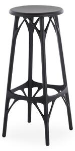 Barová židle A.I. STOOL LIGHT, v. 75 cm, více barev - Kartell Barva: černá