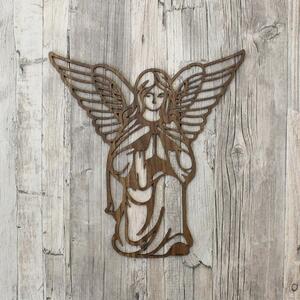 DUBLEZ | Dřevěný obraz - Anděl strážný