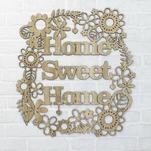 DUBLEZ | Dřevěný nápis na stěnu - Home Sweet Home