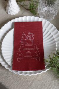 Storefactory Scandinavia Papírové ubrousky Christmas Car SF660