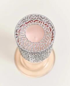 Starck svícen + svíčka Peau de Soie/Hedvábná tvář 120g růžová - Maison Berger Paris