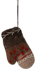 Storefactory Scandinavia Plstěná ozdoba Mittens - Brown SF667