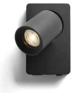 RED R13764 VOLTERA USB nástěnná černá 230V GU10 50W - RED - DESIGN RENDL