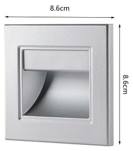 Brilagi - LED Schodišťové svítidlo STEP LIGHT LED/1,5W/230V IP44 stříbrná