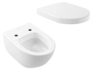 Sada záchodová mísa Villeroy & Boch Subway 2.0 56001001, záchodové prkénko Villeroy & Boch Subway 2.0 9M68S101/9M68S1R1