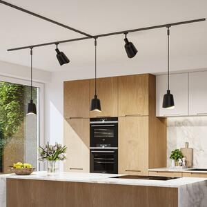 Paulmann Stínidlo na lampu URail Alvaro černé/zlaté DecoSystems, Černá, Obývací pokoj / jídelna, kov, Moderní