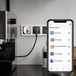 Chytrá Wi-Fi zásuvka TUYA s USB nabíjením