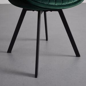 Židle Isabella Samet - Zelená