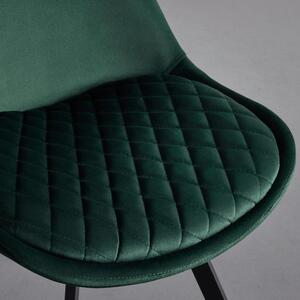 Židle Isabella Samet - Zelená