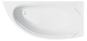 Besco Akrylátová asymetrická vana Mini 150x70 Barva: Bílá, Orientace: Levá