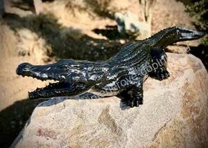 Soška Krokodýl černý