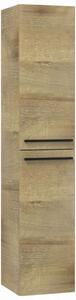 EBS Urban Vysoká skříňka 35x170cm L/P, dub riviera-madlo černá URBANV35DRC 1 set
