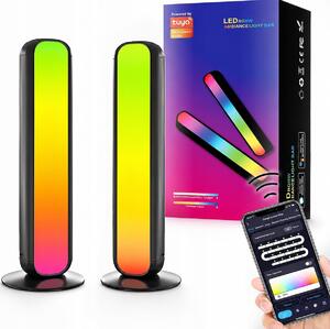 Sada lamp, stolní denní lampa a noční LED RGB lampa Atmosphere s ovládáním TUYA