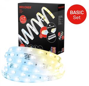 BRI 2152224 Pimp Your Stripe startovací sada LED pásek 2m, WiFi, CCT, hlasové ovládání - BRILONER