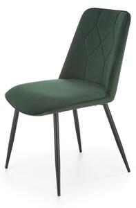 Halmar jídelní židle K539 + barevné provedení tmavě zelená