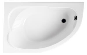 Polimat Akrylátová asymetrická vana Standard 130x85 L(R) AS Barva: Bílá, Orientace: Levá