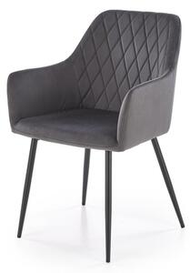 Halmar jídelní židle K558 + barevné provedení šedá