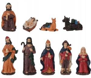 Figurky do betléma, 9 kusů, 15 cm