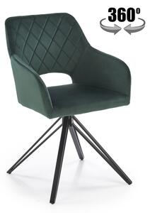 Halmar jídelní židle K535 + barevné provedení tmavě zelená