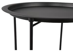 Přístavný stolek CARO černá