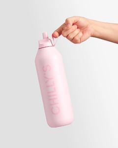 Termoláhev Chilly's Bottles - jemná růžová 1000ml, edice Series 2 Flip