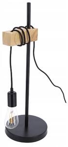 Černá stolní lampa 366 E27 ve skandinávském stylu