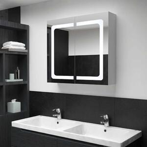 LED koupelnová skříňka se zrcadlem 80 x 12,2 x 68 cm 285123