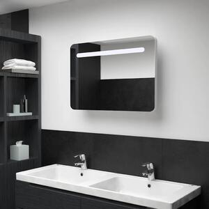 LED koupelnová skříňka se zrcadlem 80 x 9,5 x 55 cm 285120