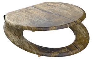 Eisl Sanitär WC prkénko MDF Soft Close Solid Wood 80124