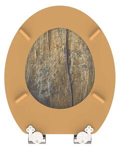 Eisl Sanitär WC prkénko MDF Soft Close Solid Wood 80124
