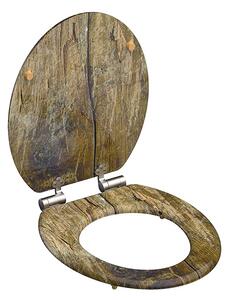 Eisl Sanitär WC prkénko MDF Soft Close Solid Wood 80124