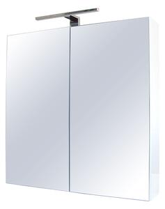 BPS-koupelny Zrcadlová skříňka závěsná s LED osvětlením Zina 70 ZS