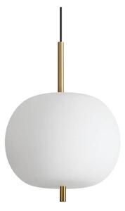 Ideal Lux - LED Lustr na lanku UMILE LED/20W/230V pr. 30 cm CRI 90 mosaz/bílá