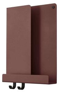 Muuto - Folded Shelves 29,5x40 Deep Červená