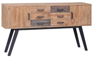 VodaXL Odkládací skříňka 110x30x75 cm masivní teak 285314