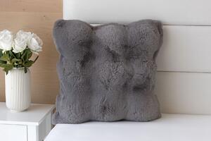 Povlak Bouncy šedý 100% polyester 50/50